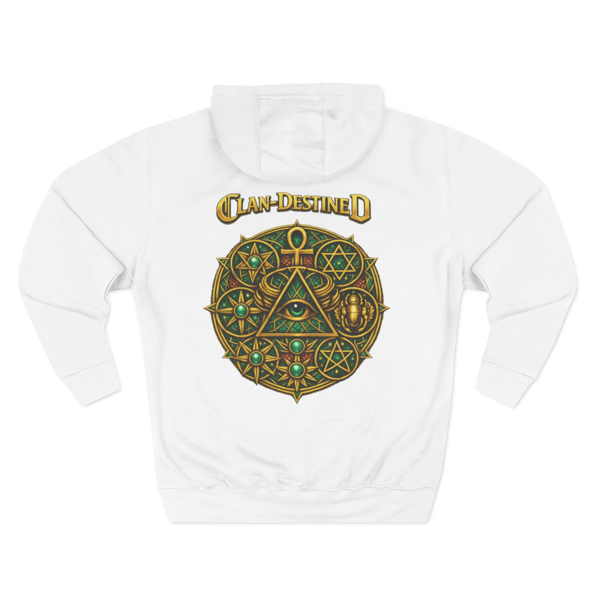 Occult Triangle Hoodie — Mystical All-Seeing Eye Fleece Pullover