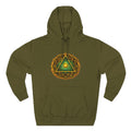 Occult Triangle Hoodie — Mystical All-Seeing Eye Fleece Pullover
