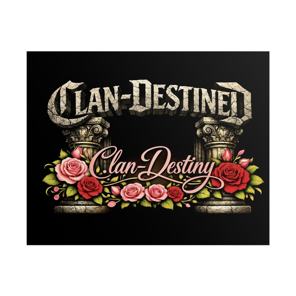 Floral Crest Poster