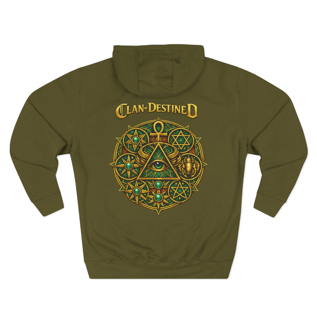 Occult Triangle Hoodie — Mystical All-Seeing Eye Fleece Pullover