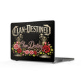 Clan-Destined Matte MacBook Case — Vintage Columns & Rose Laptop Skin