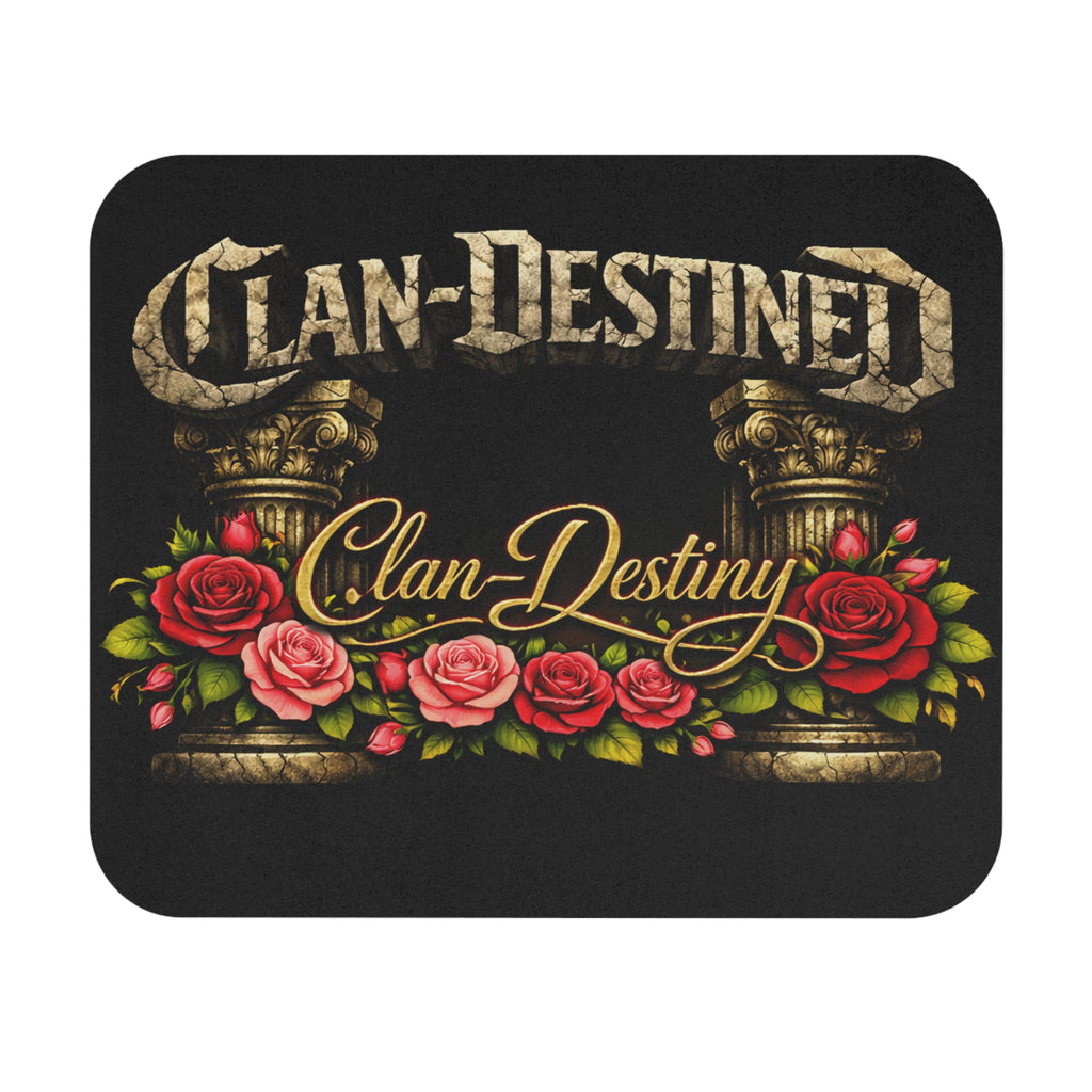 Gold Foil Pumpkin Mouse Pad — Halloween Desk Decor