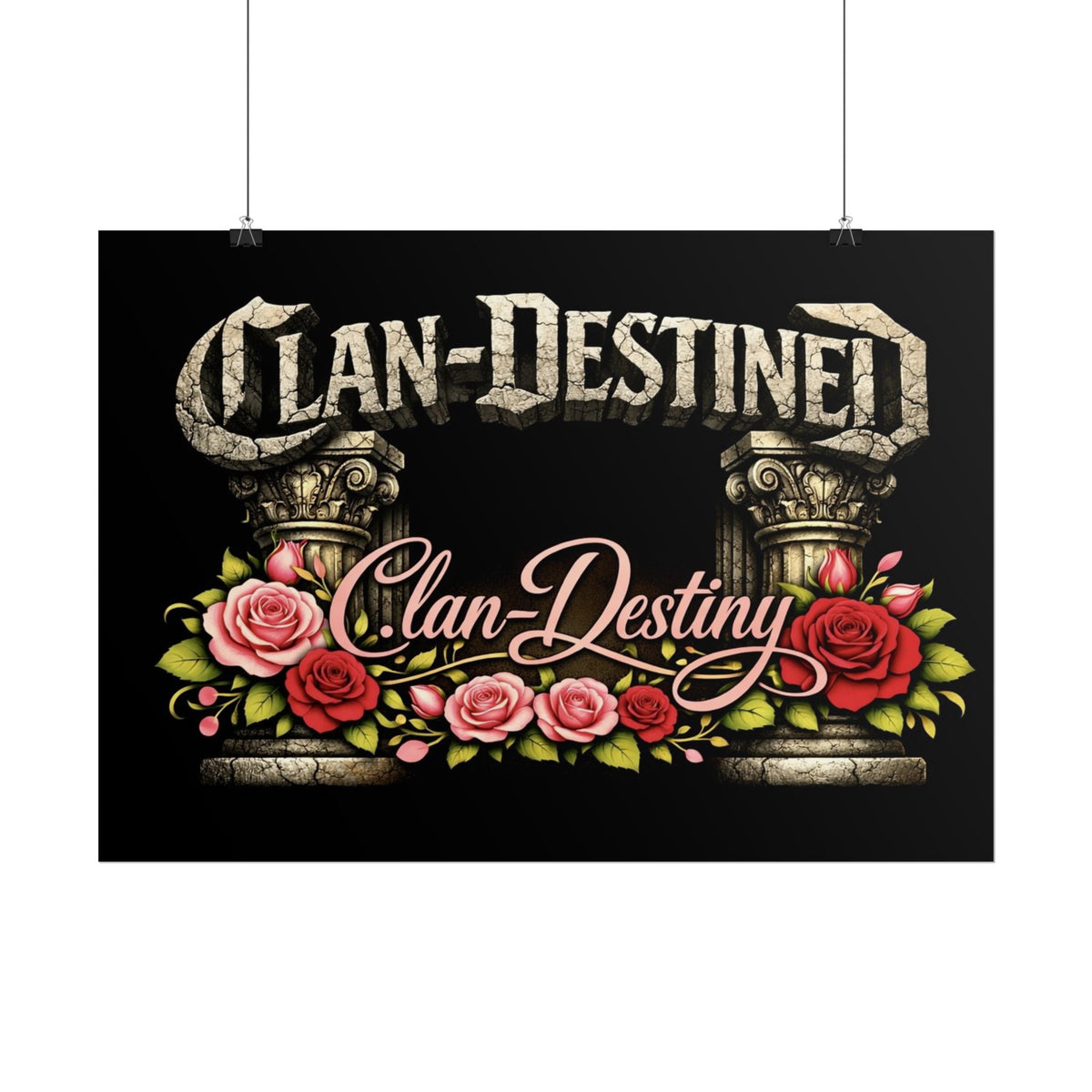 Floral Crest Poster