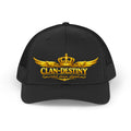 Vintage Trucker Hat — "Clan Destiny" Gold Crown Wing Logo