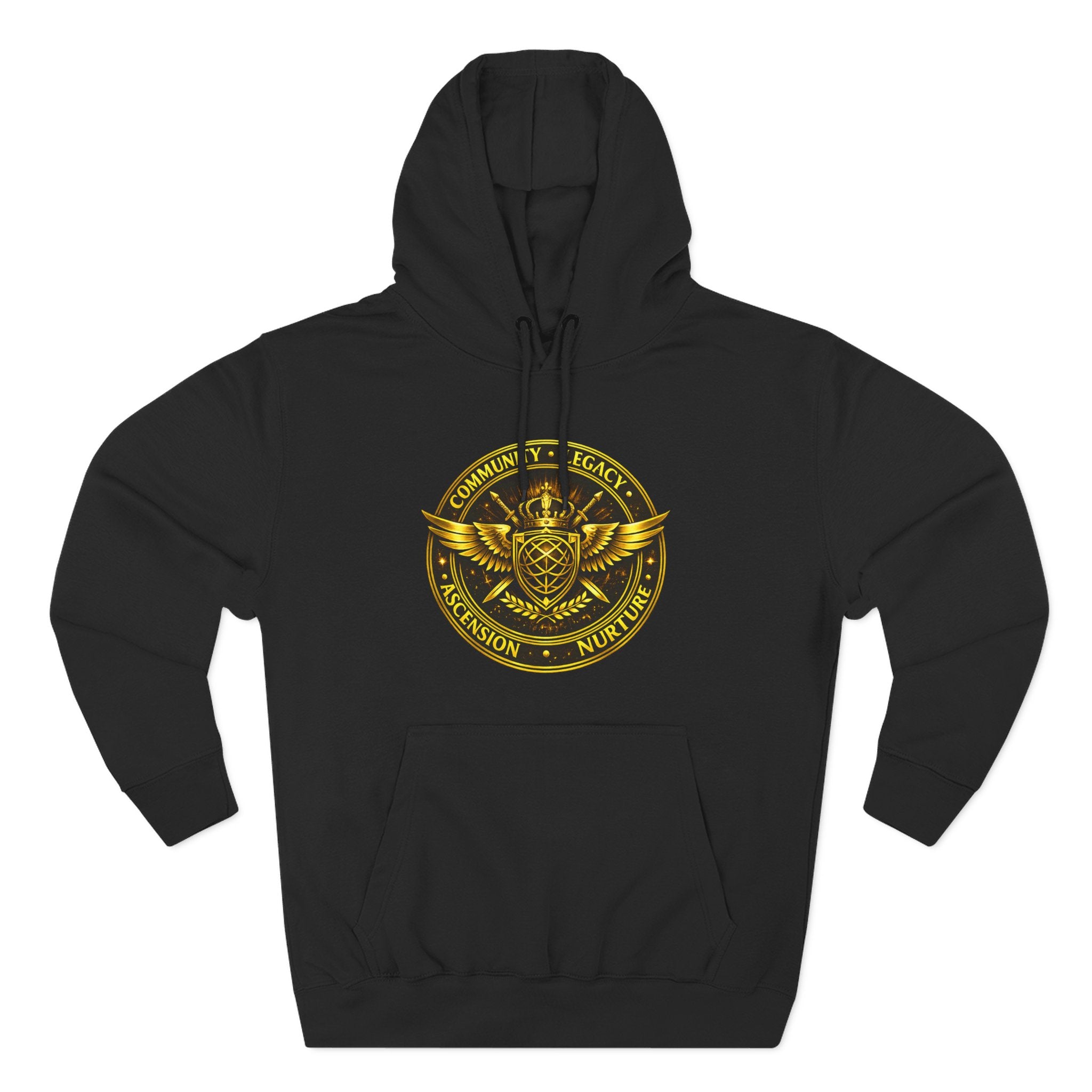 Hoodie - Golden Esoteric Crest Graphic Hoodie (Clan-Destiny)