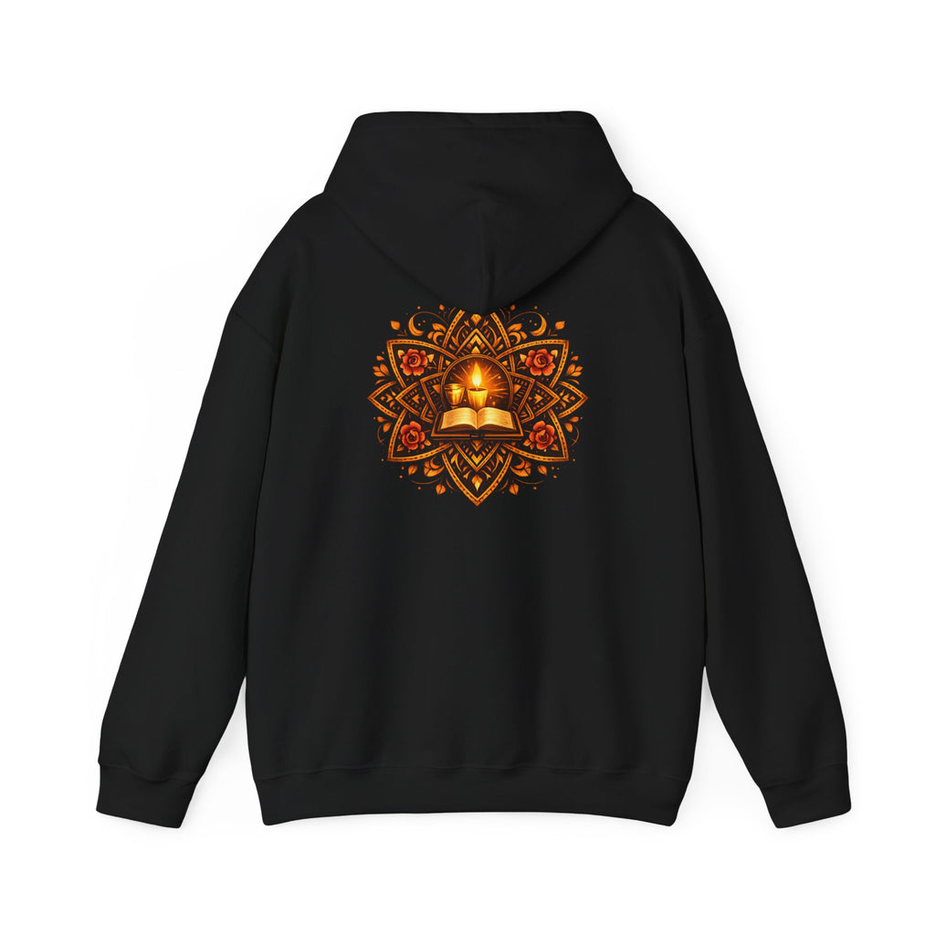 Clan Destiny Floral Rose Hoodie — "Own Your Light" Inspirational Pullover