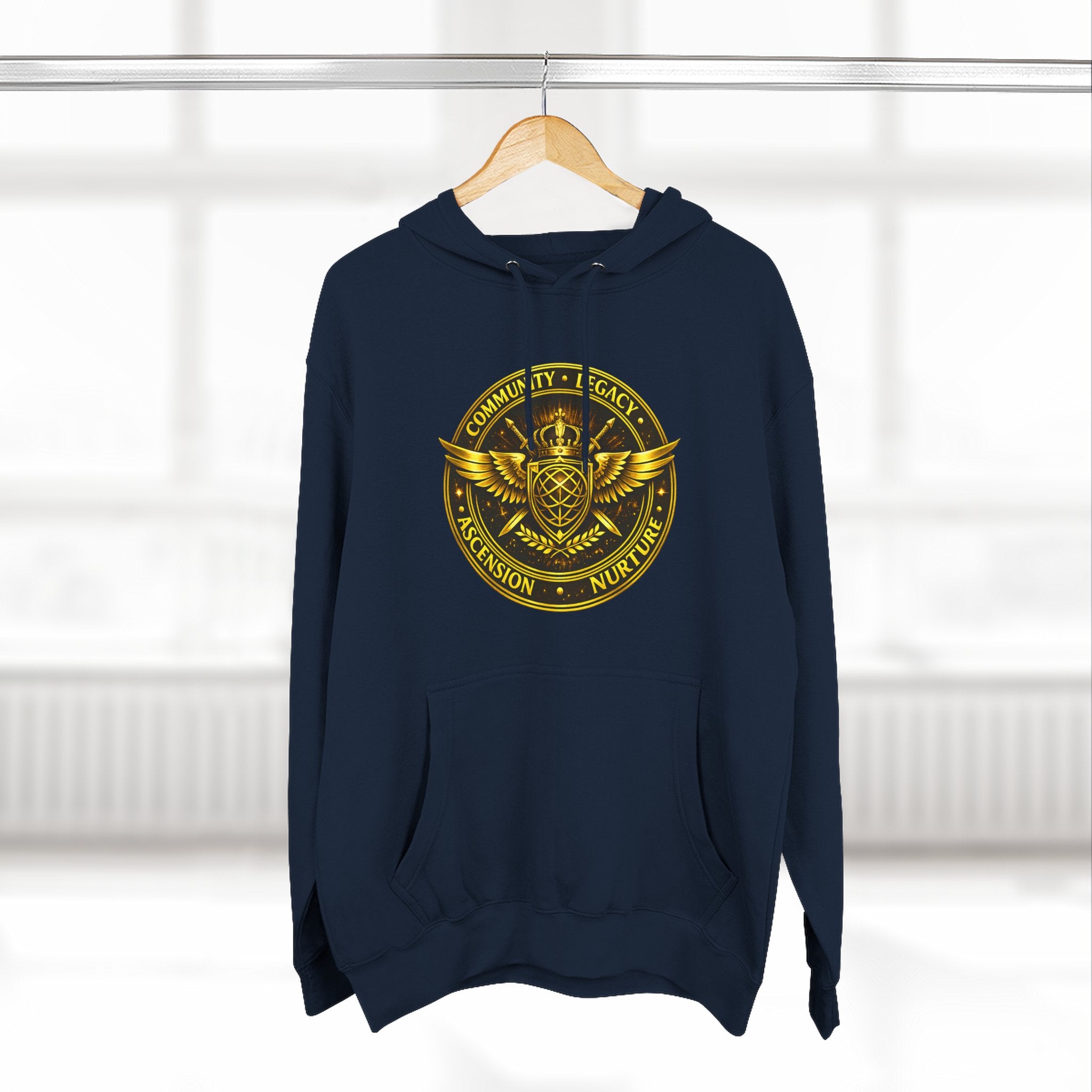 Hoodie - Golden Esoteric Crest Graphic Hoodie (Clan-Destiny)