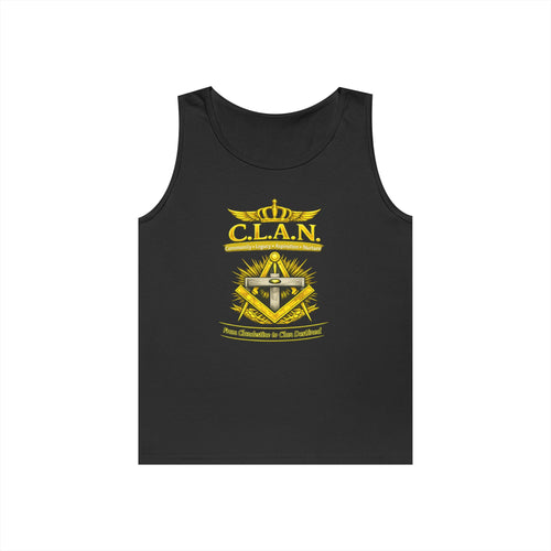 Clan Destiny Phoenix Tank Top — 'CLAN' Emblem Gaming Crest