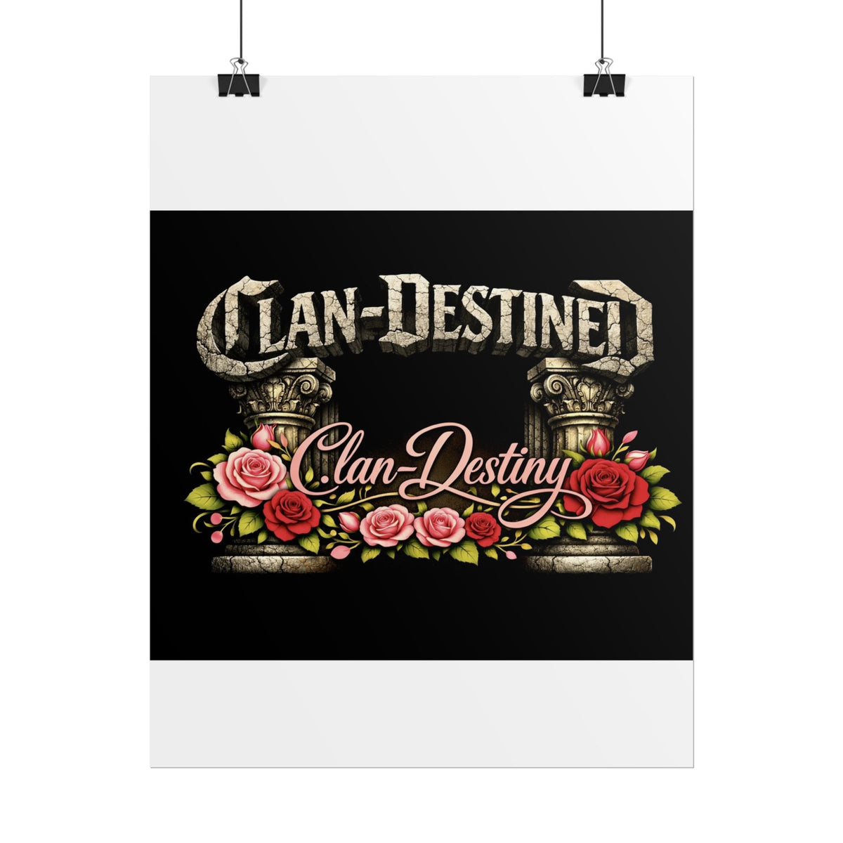 Floral Crest Poster