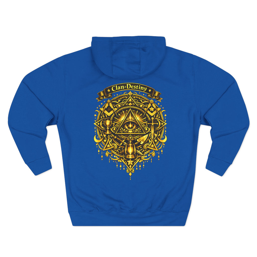 Hoodie - Golden Esoteric Crest Graphic Hoodie (Clan-Destiny)