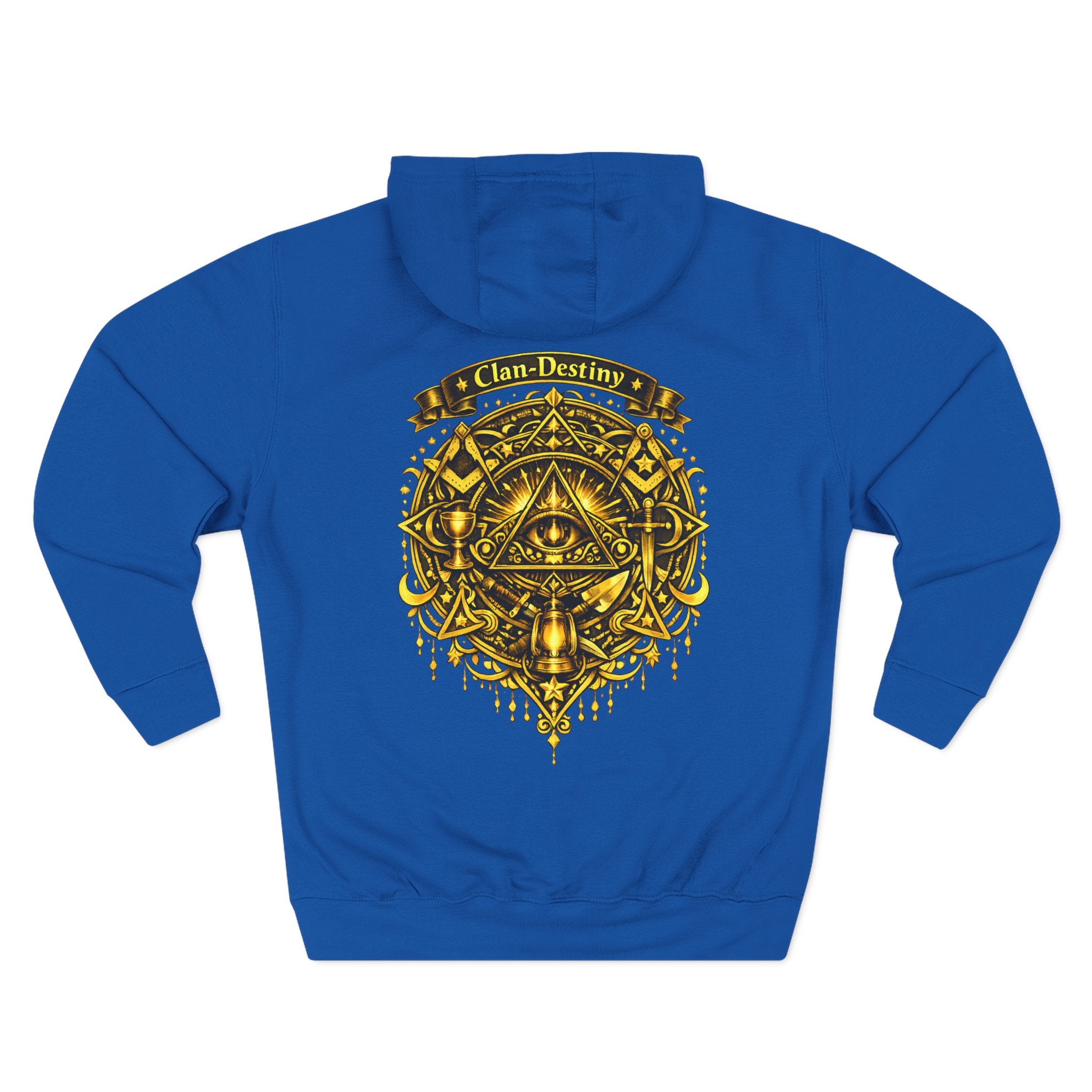 Hoodie - Golden Esoteric Crest Graphic Hoodie (Clan-Destiny)