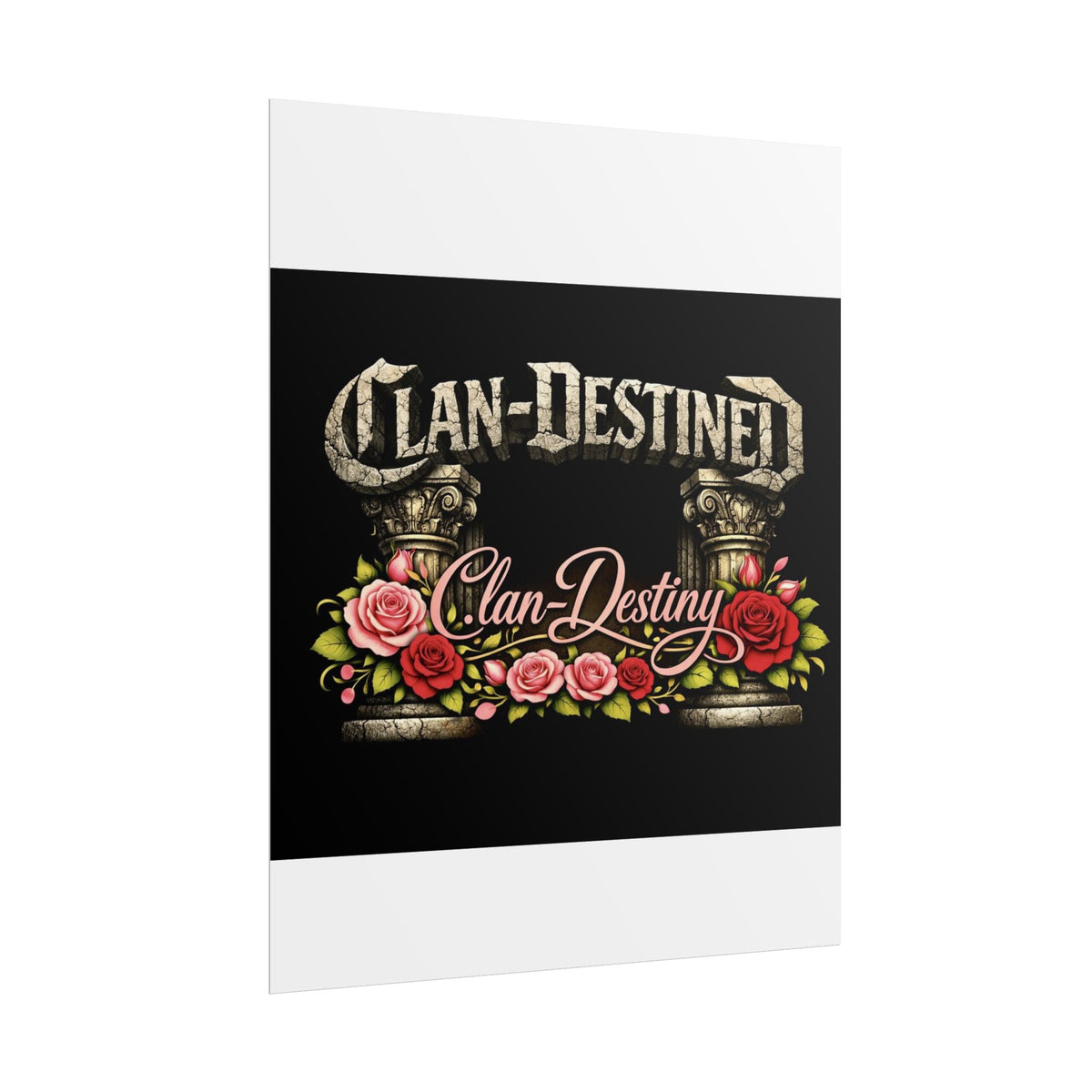Floral Crest Poster