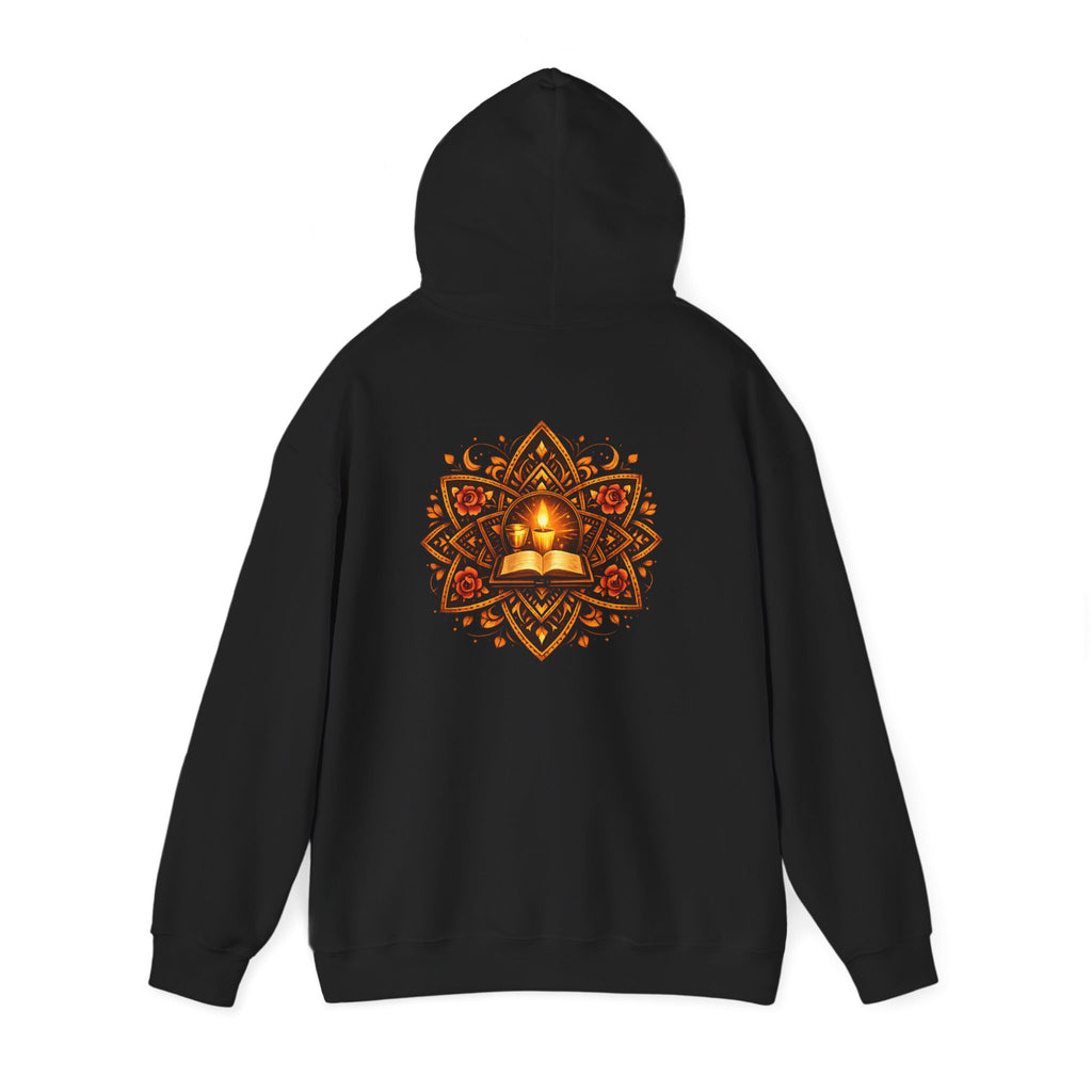 Clan Destiny Floral Rose Hoodie — "Own Your Light" Inspirational Pullover