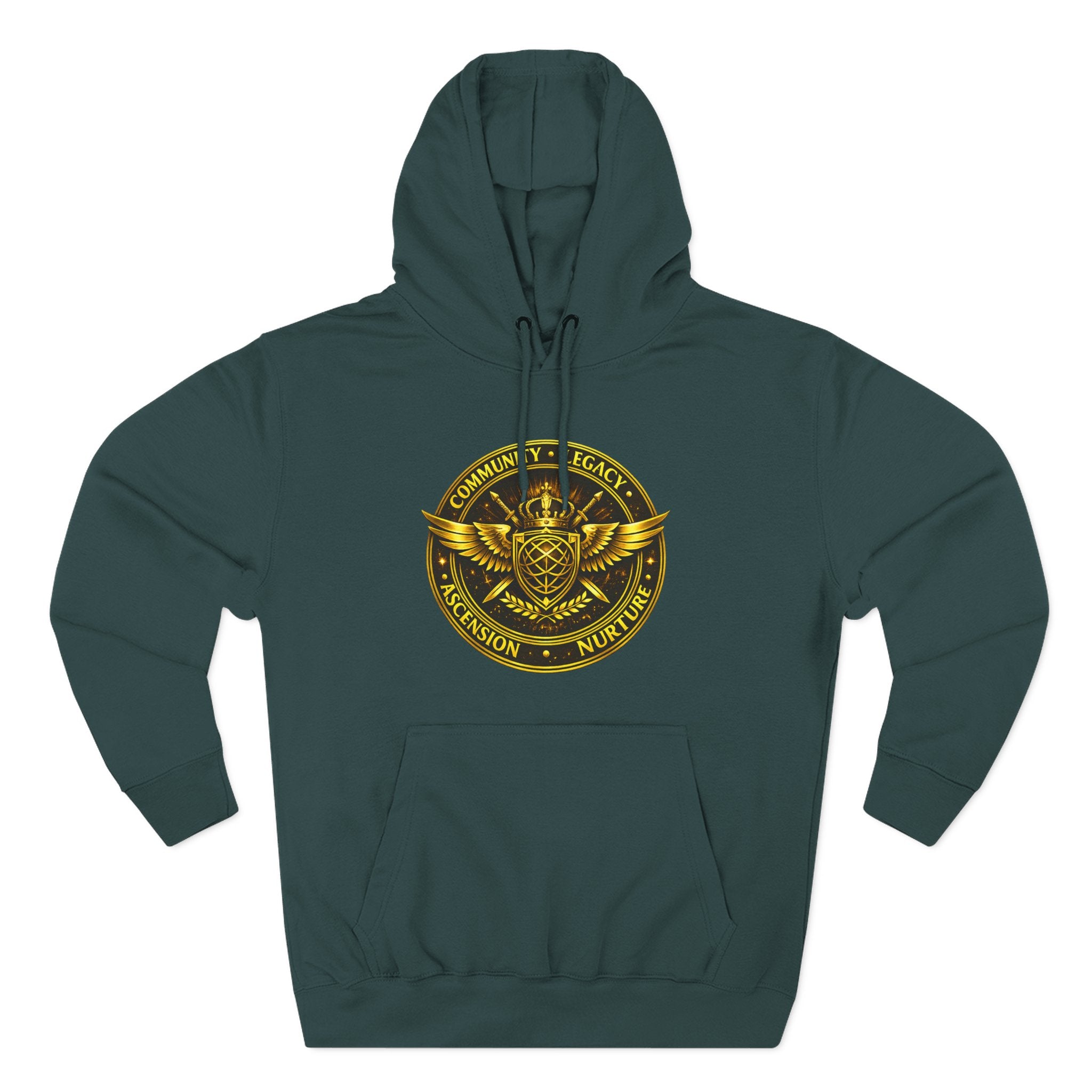 Hoodie - Golden Esoteric Crest Graphic Hoodie (Clan-Destiny)