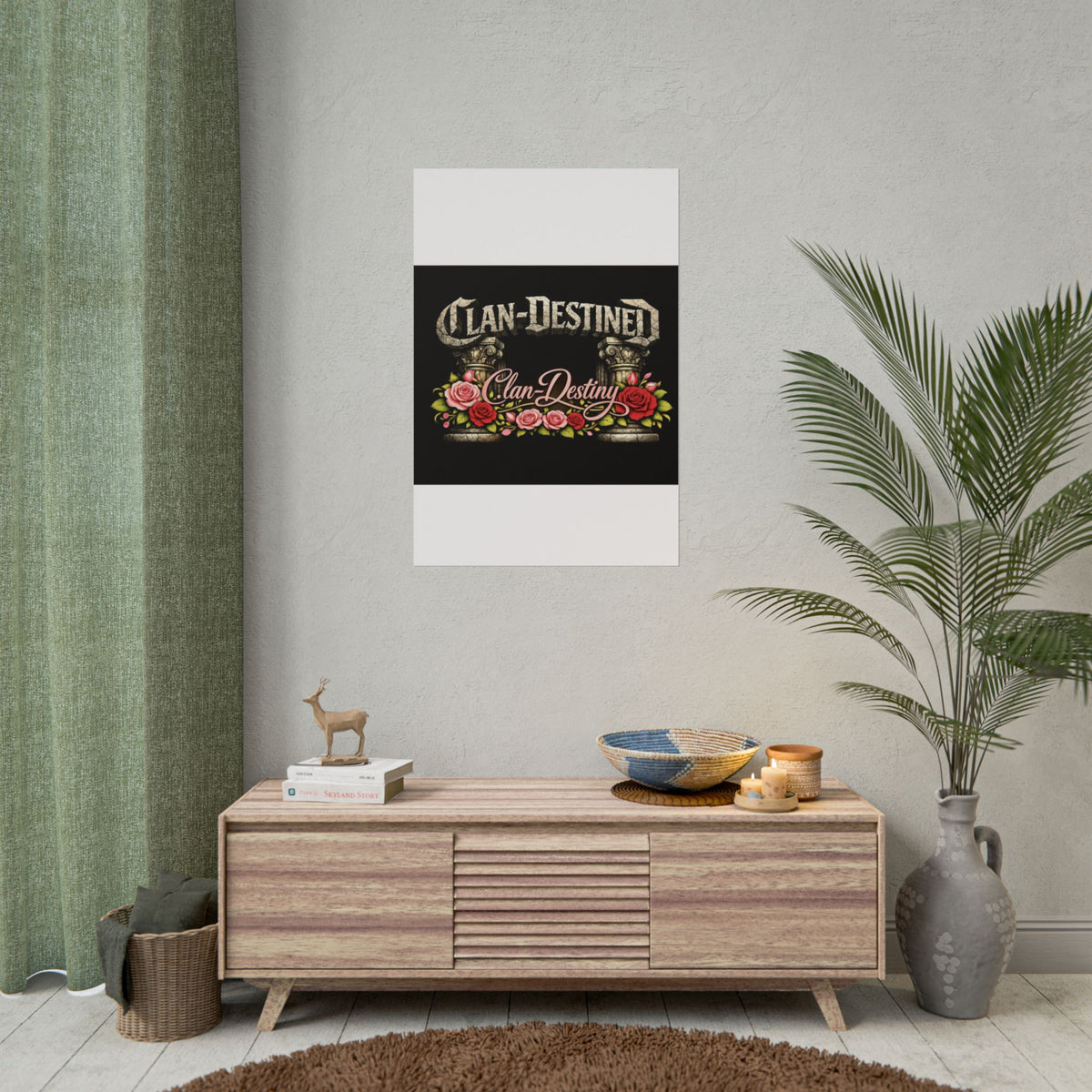 Floral Crest Poster