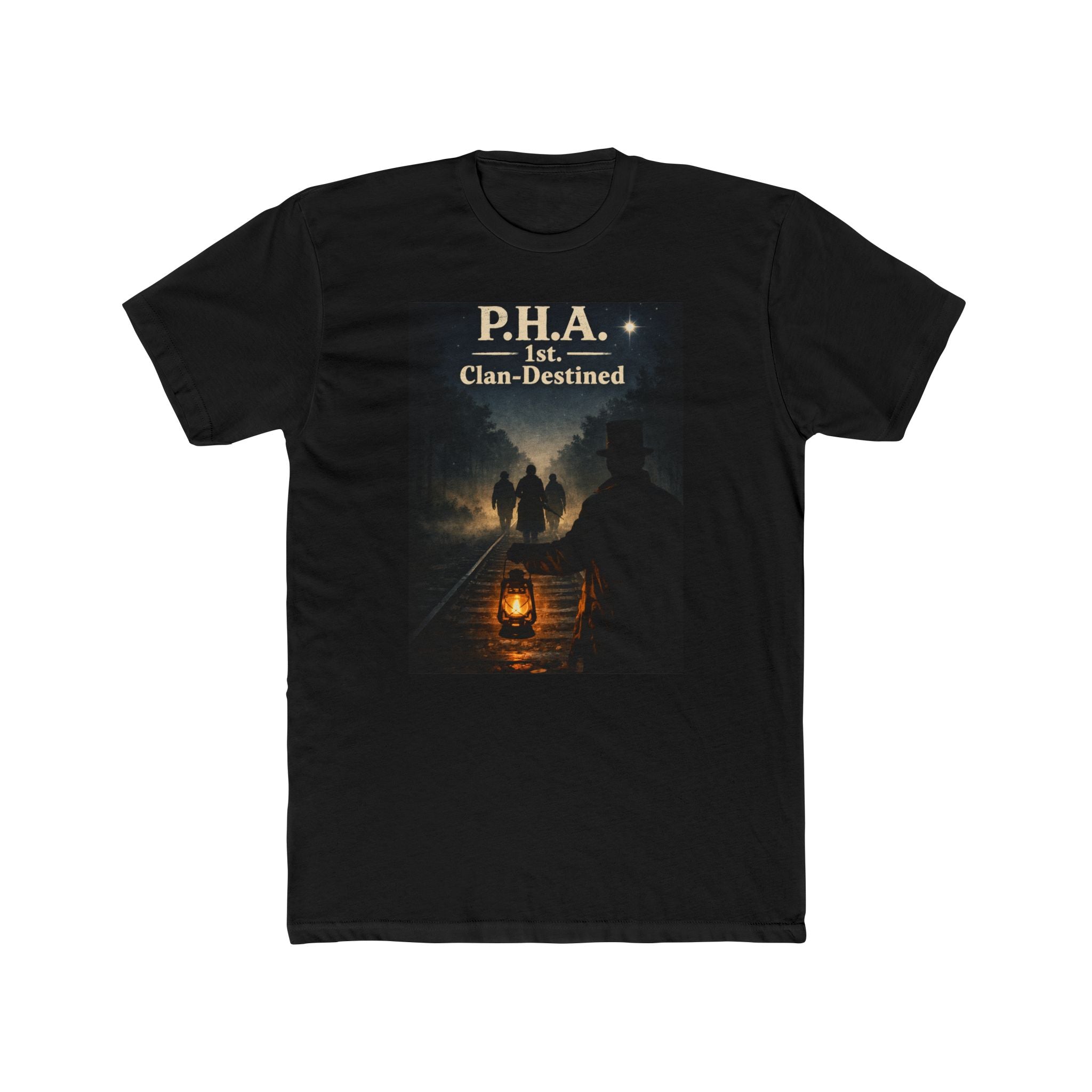 Clan-Destined P.H.A. Tee — Vintage Fraternal Crew Shirt