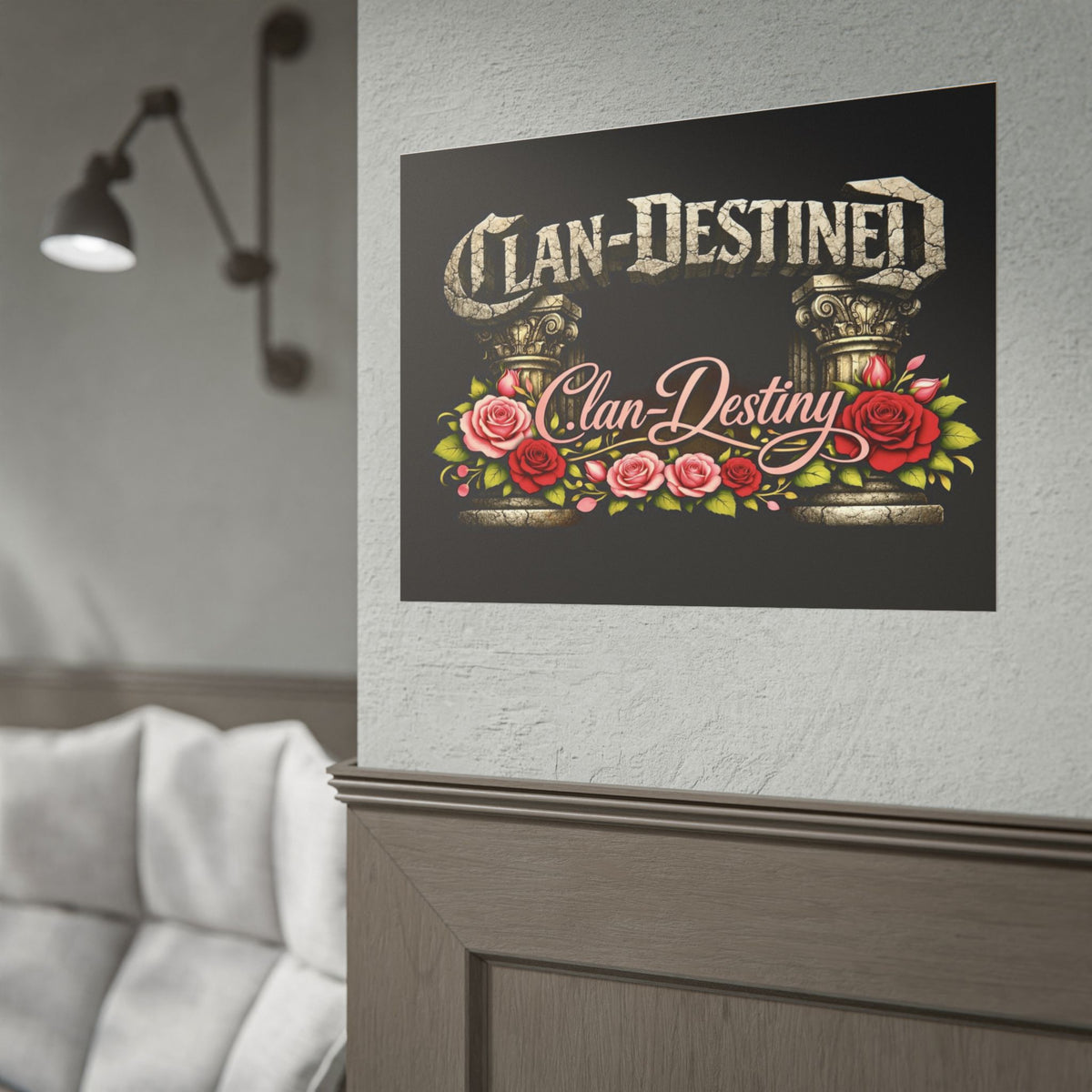 Floral Crest Poster