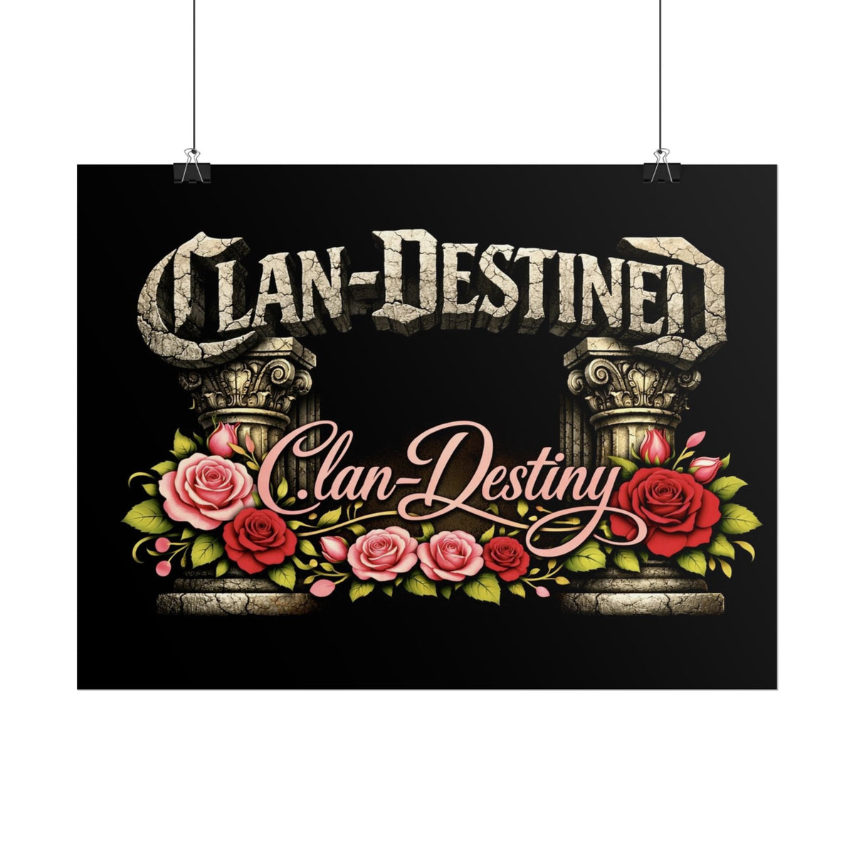 Floral Crest Poster