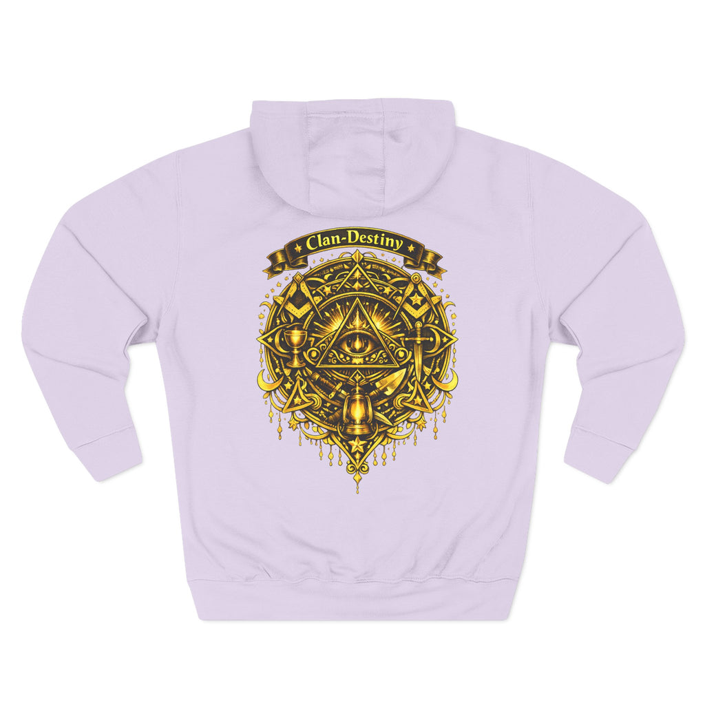 Hoodie - Golden Esoteric Crest Graphic Hoodie (Clan-Destiny)
