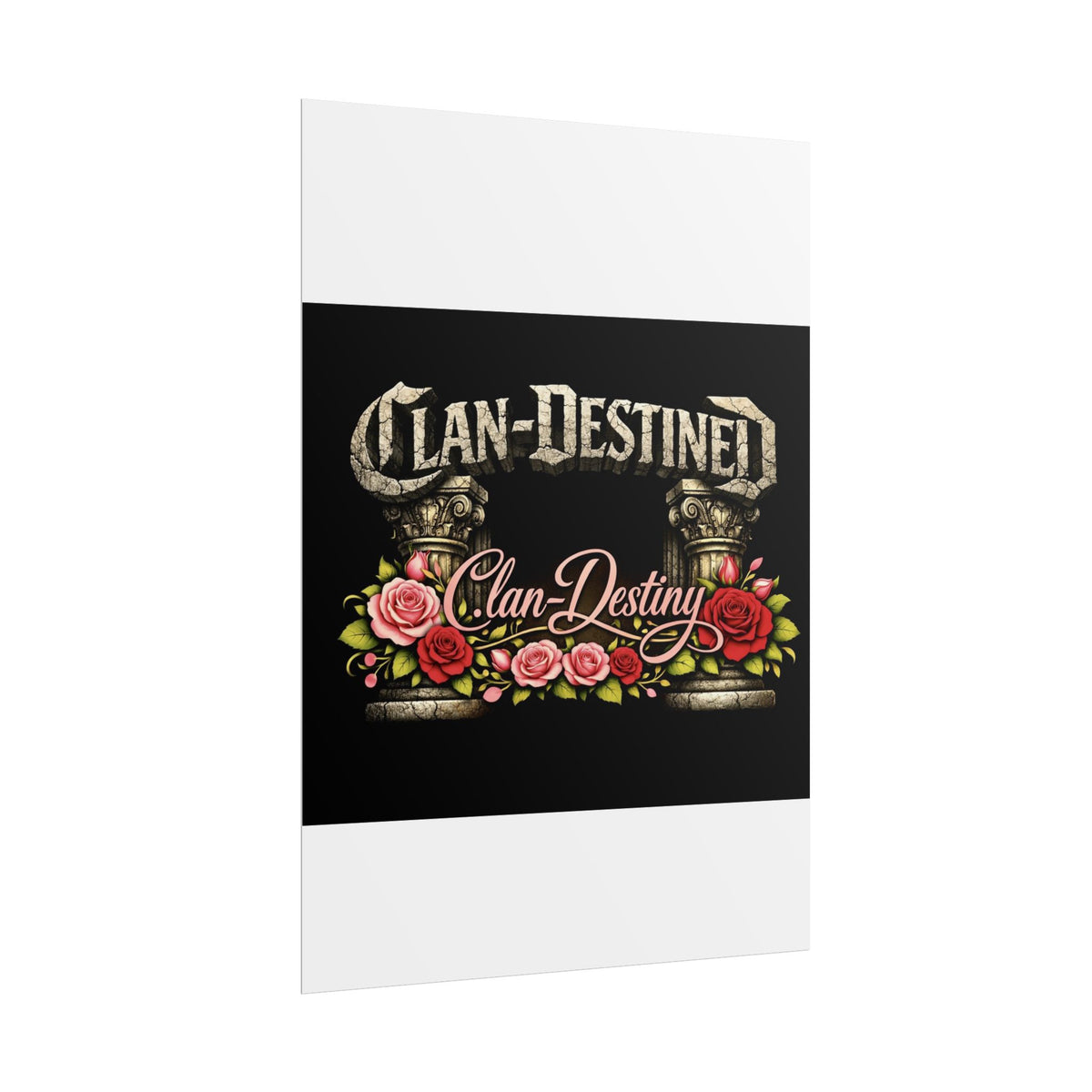 Floral Crest Poster