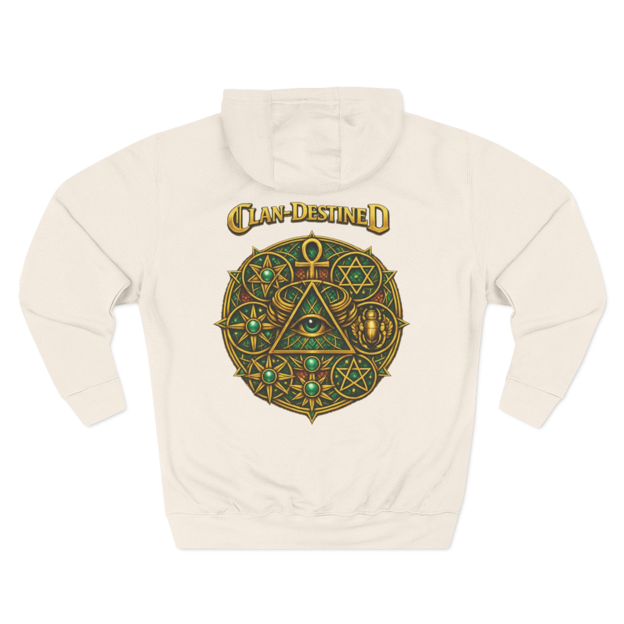Occult Triangle Hoodie — Mystical All-Seeing Eye Fleece Pullover