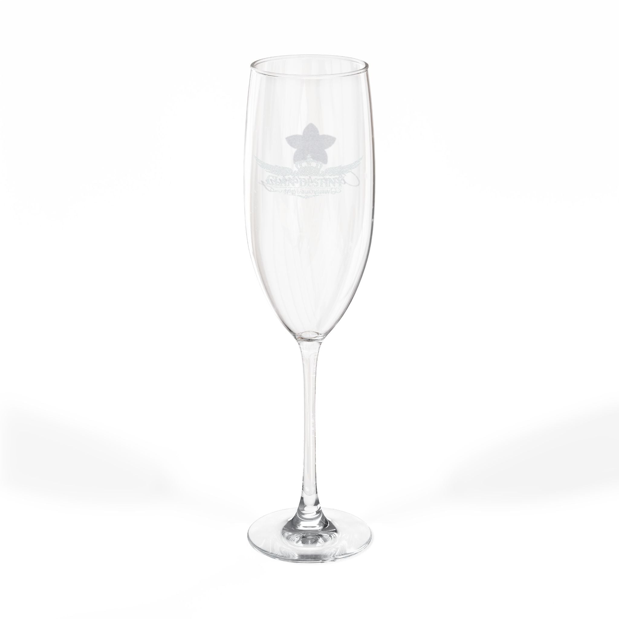 Engraved 8oz Champagne Flute — Personalized Celebration Glassware