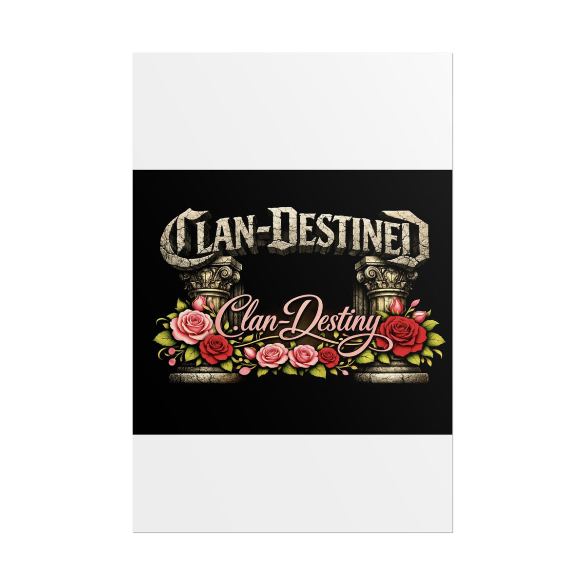 Floral Crest Poster