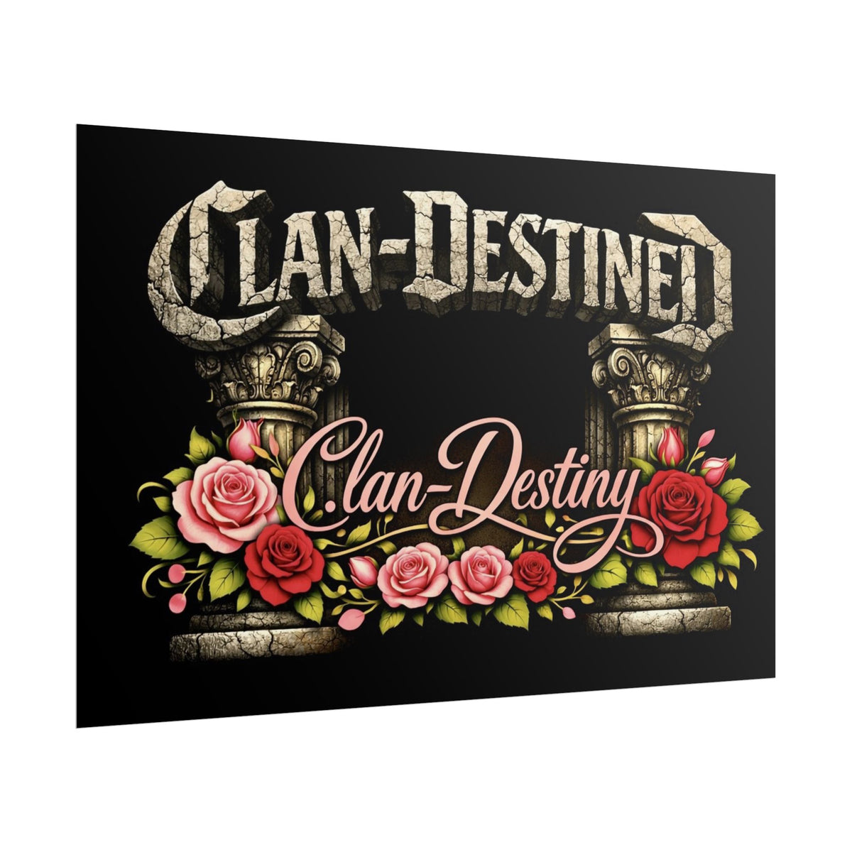 Floral Crest Poster