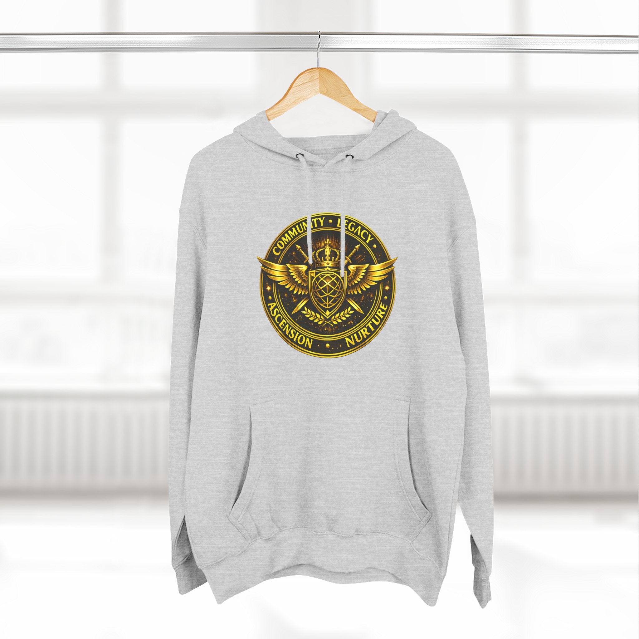 Hoodie - Golden Esoteric Crest Graphic Hoodie (Clan-Destiny)