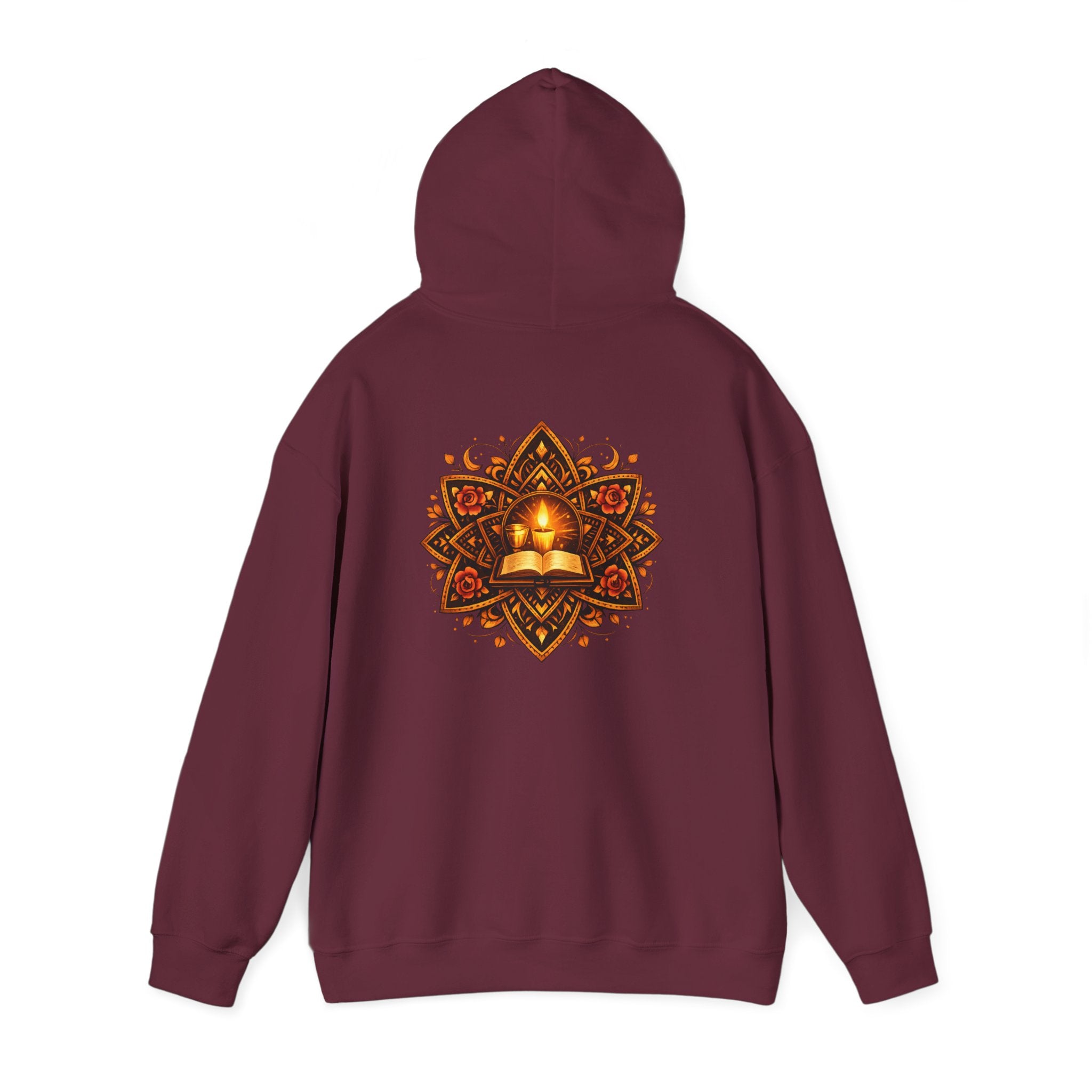 Clan Destiny Floral Rose Hoodie — "Own Your Light" Inspirational Pullover