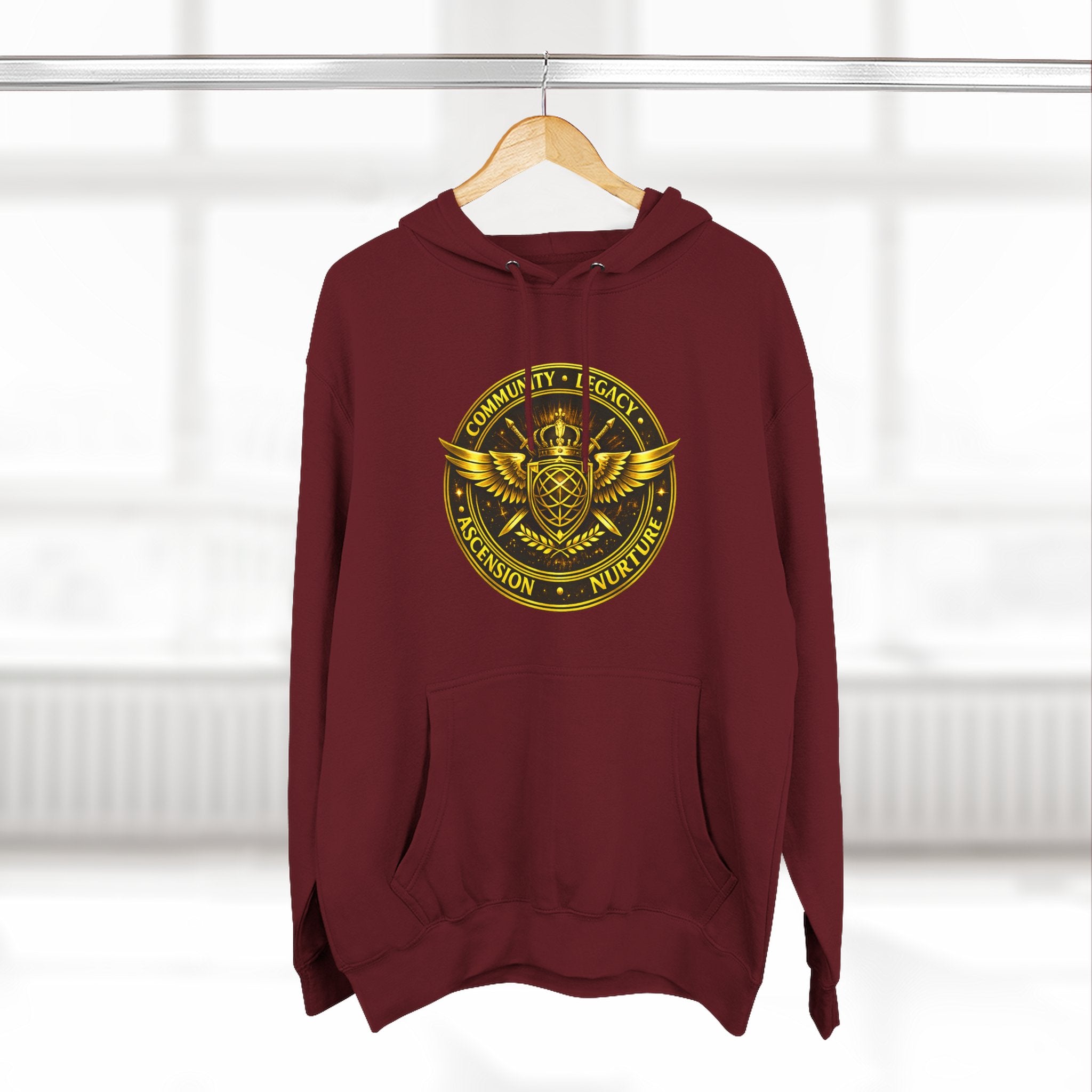 Hoodie - Golden Esoteric Crest Graphic Hoodie (Clan-Destiny)